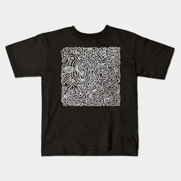 Tribal geometric design Kids T-Shirt by jen28